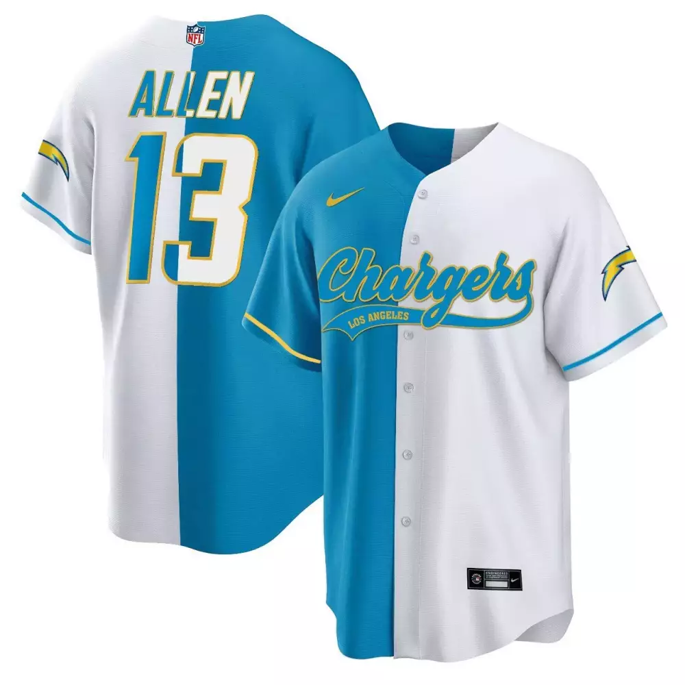 Justin Allen 13 Los Angeles Chargers 2023 Stitched Vapor Jersey | Blue & White | Limited Edition Fan Gear for Men, Women & Youth