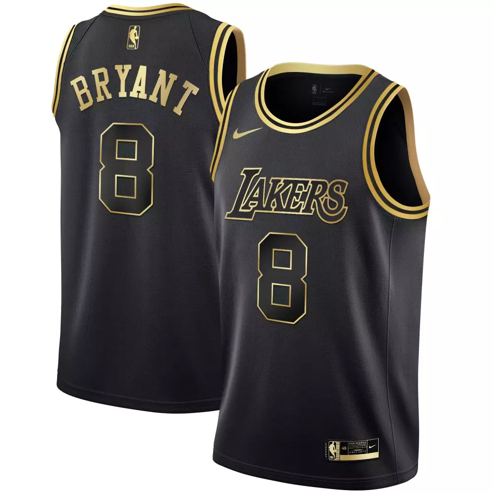 Kobe Bryant 8 Los Angeles Lakers 2023 Stitched Vapor Jersey | Black Edition | Replica Fan Gear | For Men, Women & Youth
