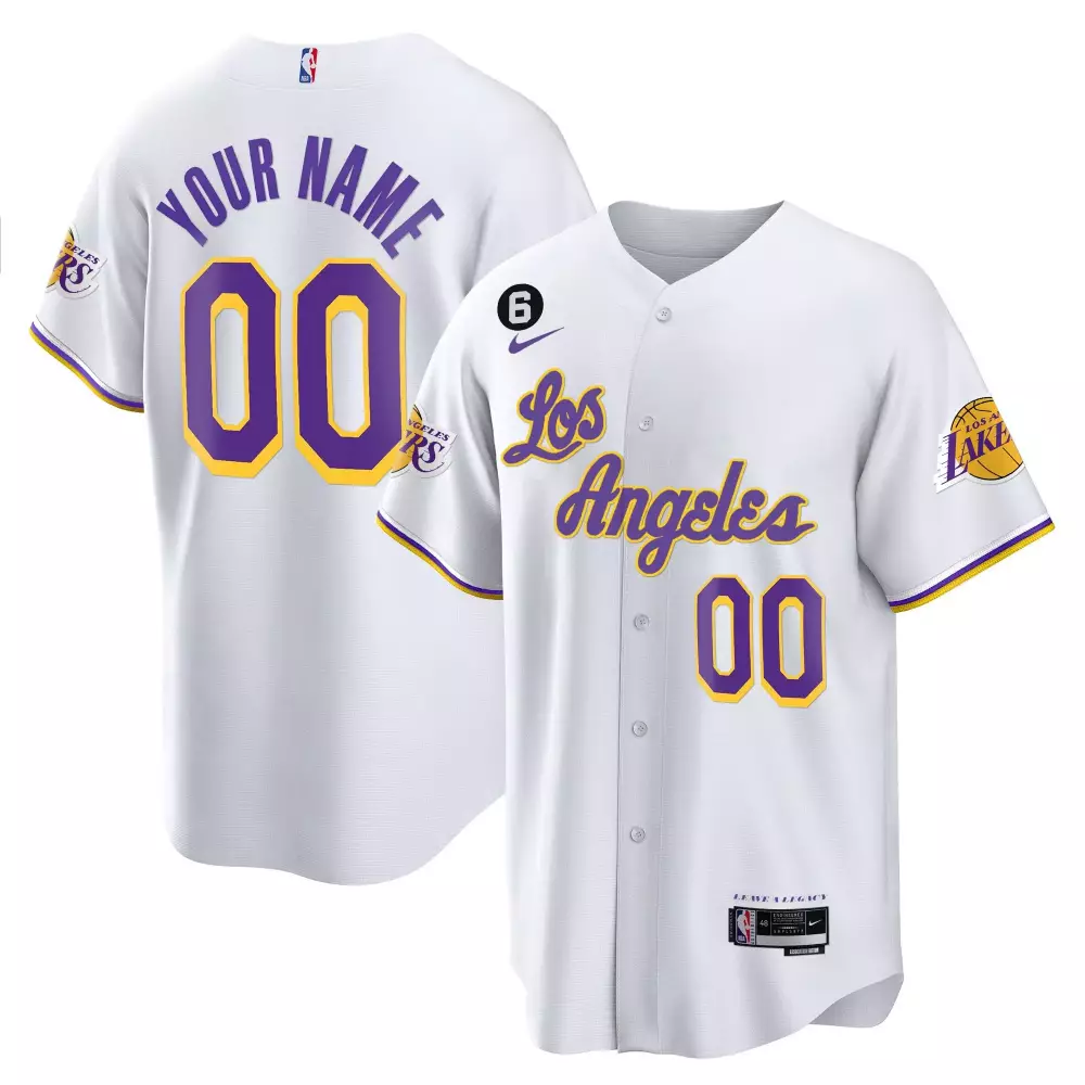 Los Angeles Lakers Association Edition Jersey | White | Jake Laravia | For Men, Women & Youth