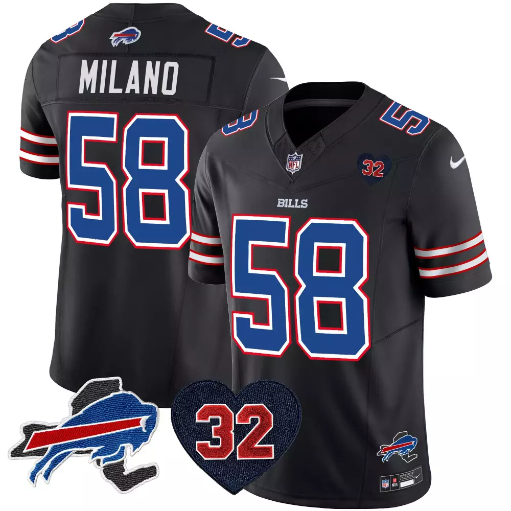 Milano 58 Buffalo Bills 2023 Stitched Vapor Jersey | Blue Limited Edition | Fan Gear for Men, Women & Youth