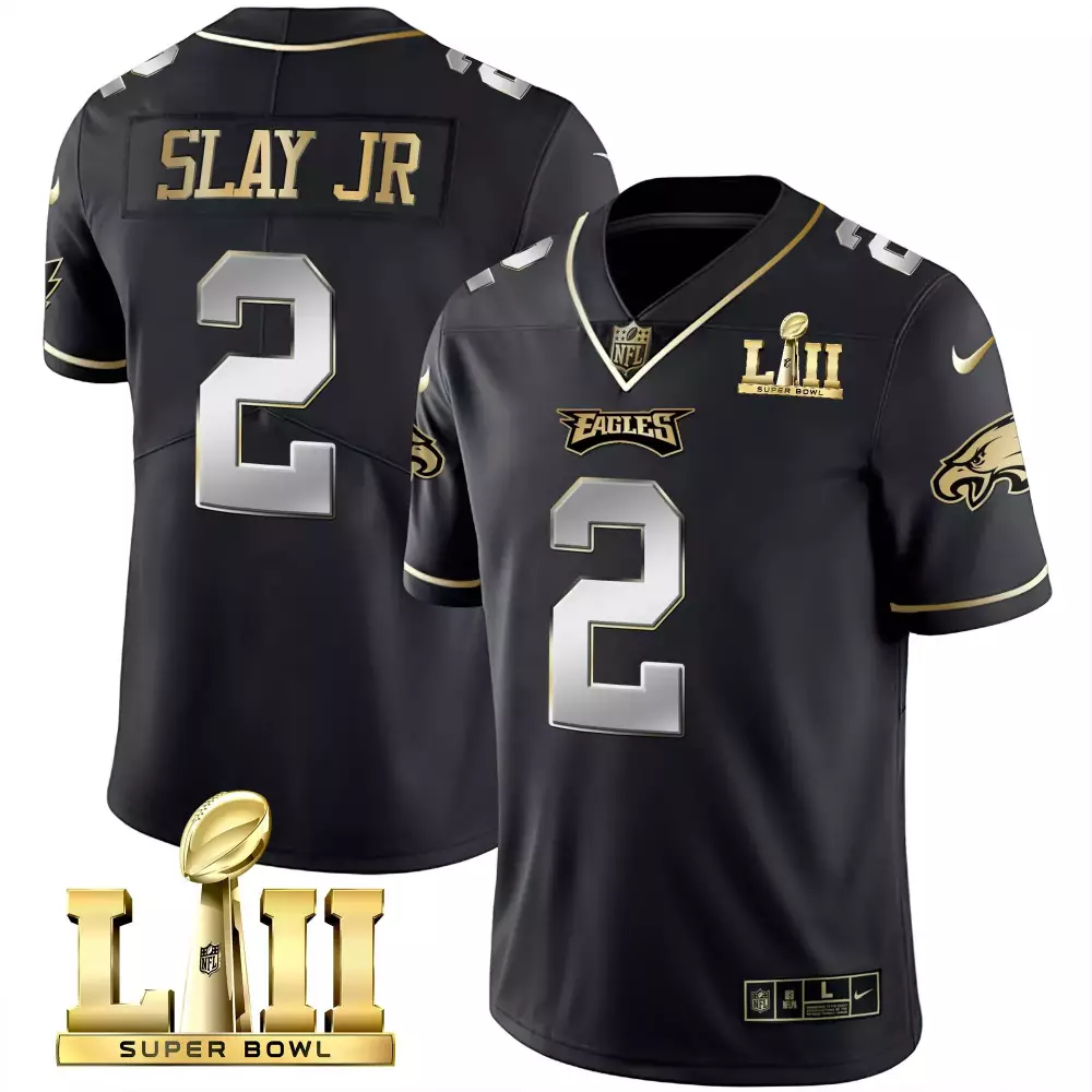 Slay Jr. 2 Philadelphia Eagles 2018 Super Bowl LII Edition Jersey | Stitched Vapor Fan Gear | For Men, Women & Youth
