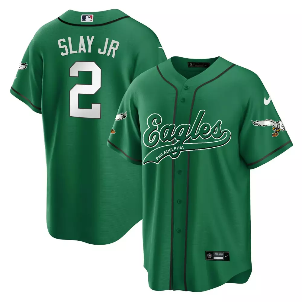 Slay Jr. Philadelphia Eagles 2023 Stitched Vapor Jersey | Green | Limited Edition Fan Gear | For Men, Women & Youth