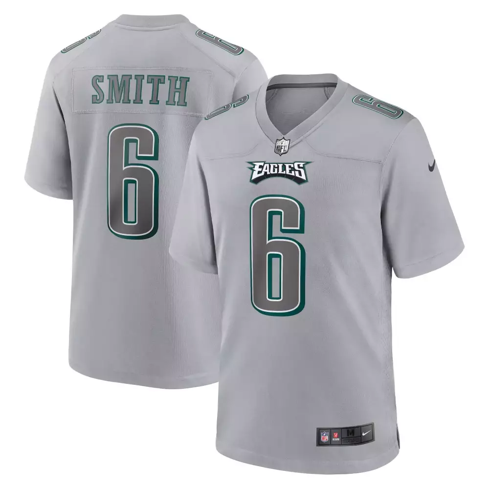 Smith 6 Philadelphia Eagles 2023 Vapor Jersey | Gray Edition | Stitched Fan Gear for Men, Women & Youth