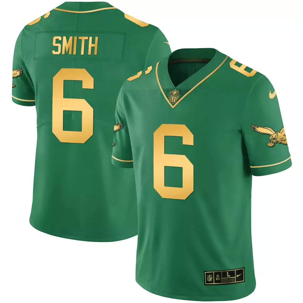 Smith 6 Philadelphia Eagles 2023 Stitched Vapor Jersey | Green | Limited Edition Fan Gear for Men, Women & Youth