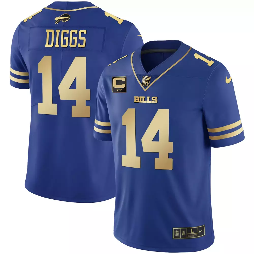 Stefon Diggs 14 Buffalo Bills 2023 Royal Blue Vapor Jersey | Stitched Fan Gear | For Men, Women & Youth
