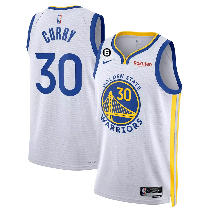 Stephen Curry 30 Golden State Warriors 2023 Men's Vapor Jersey | White Edition | All Stitched | For Men, Women & Youth