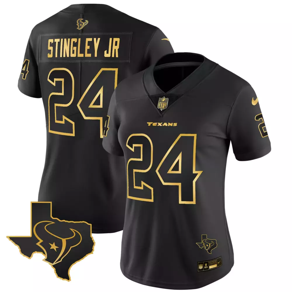 Stingley Jr. Houston Texans 2023 Women's Black Vapor Jersey | All Stitched Fan Gear | For Men, Women & Youth