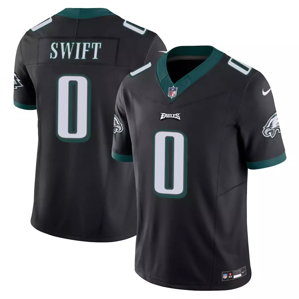 Swift 0 Philadelphia Eagles 2023 Black Stitched Vapor Jersey | Men's Fan Gear | For Men, Women & Youth