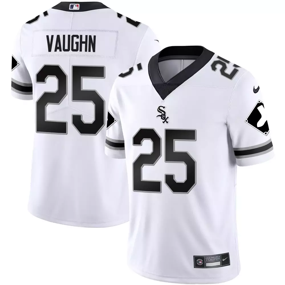 Vaughn 25 Chicago White Sox 2023 Men's All Stitched Vapor Jersey | Aqua Color | Limited Edition Fan Gear | For Men, Women & Youth