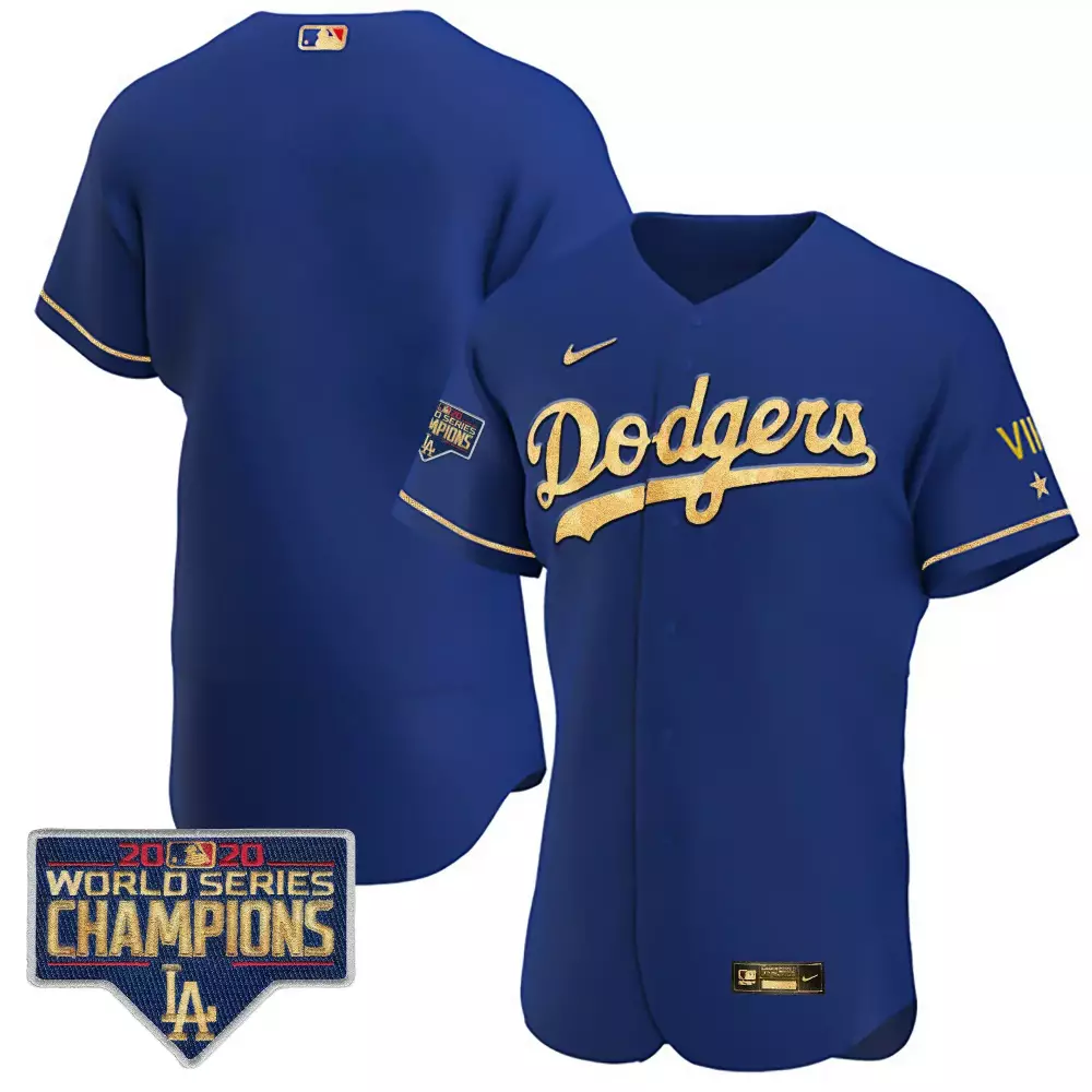 2020 Dodgers Champions Stitched Vapor Jersey | Blue | Nike for Men, Women & Youth
