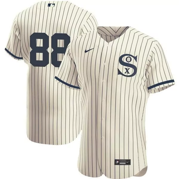 2023 Chicago White Sox 88 Stitched Vapor Jersey | Cream Pinstripe Nike Edition | For Men, Women & Youth