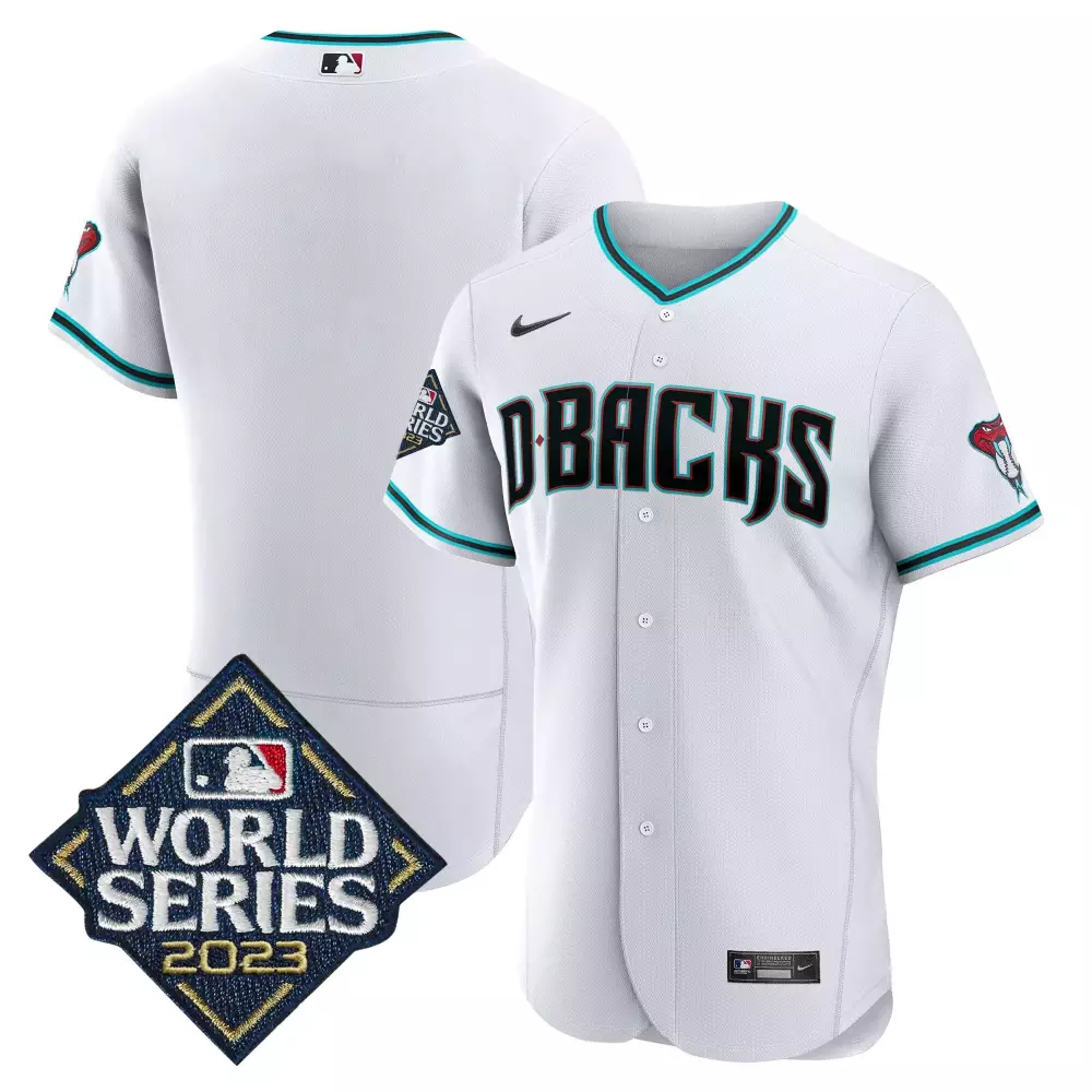 2023 Arizona Diamondbacks All Stitched Vapor Jersey | World Series Edition White | Fan Gear for Men, Women & Youth