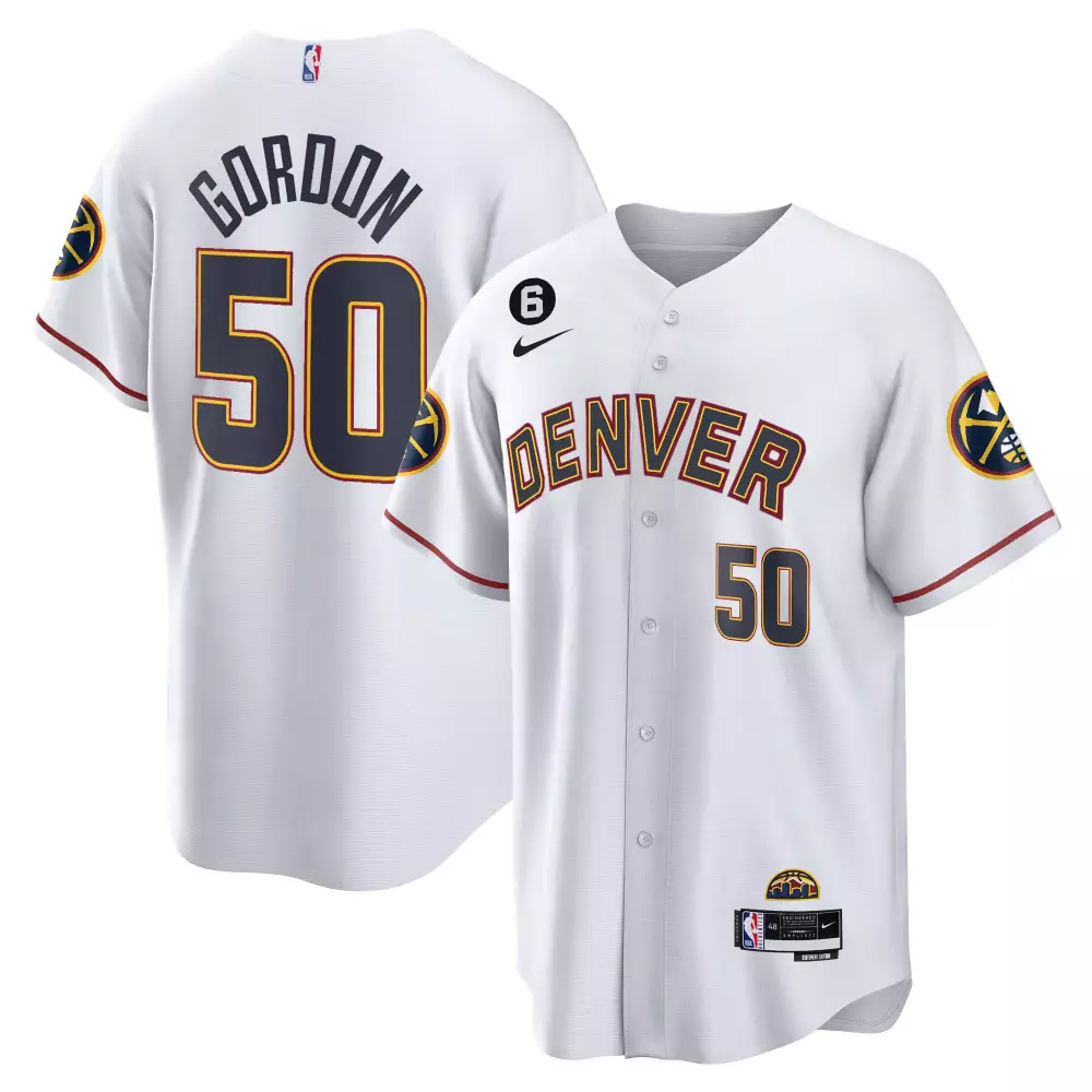 Aaron Gordon 50 Denver Nuggets 2023 Stitched Jersey | White Edition | Fan Gear for All | For Men, Women & Youth
