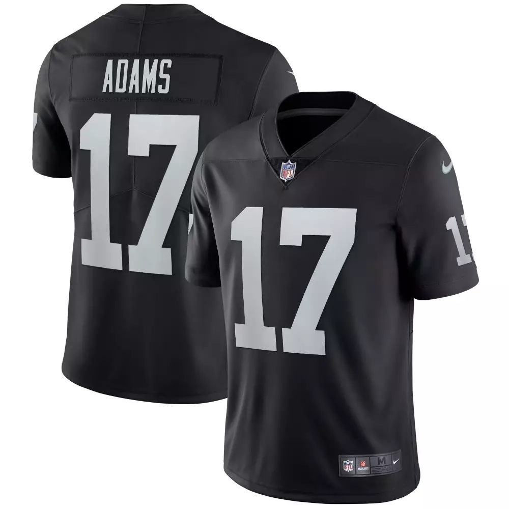 Adams 17 Las Vegas Raiders 2023 Men's Black Vapor Jersey | All Stitched | Game Day Outfit | For Men