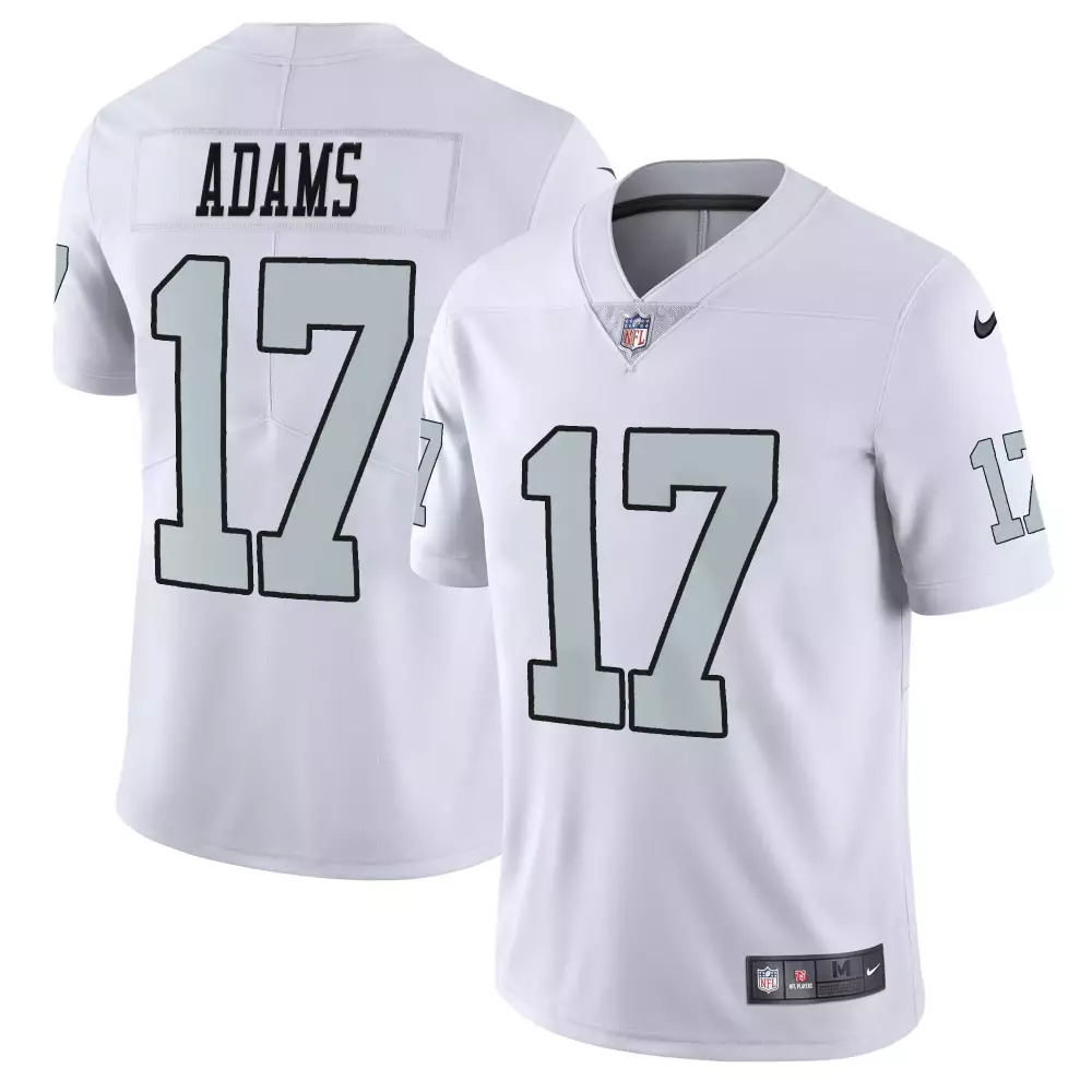 Davante Adams 17 Men's White Jersey | Las Vegas Raiders 2023 All Stitched Vapor Style | For Men
