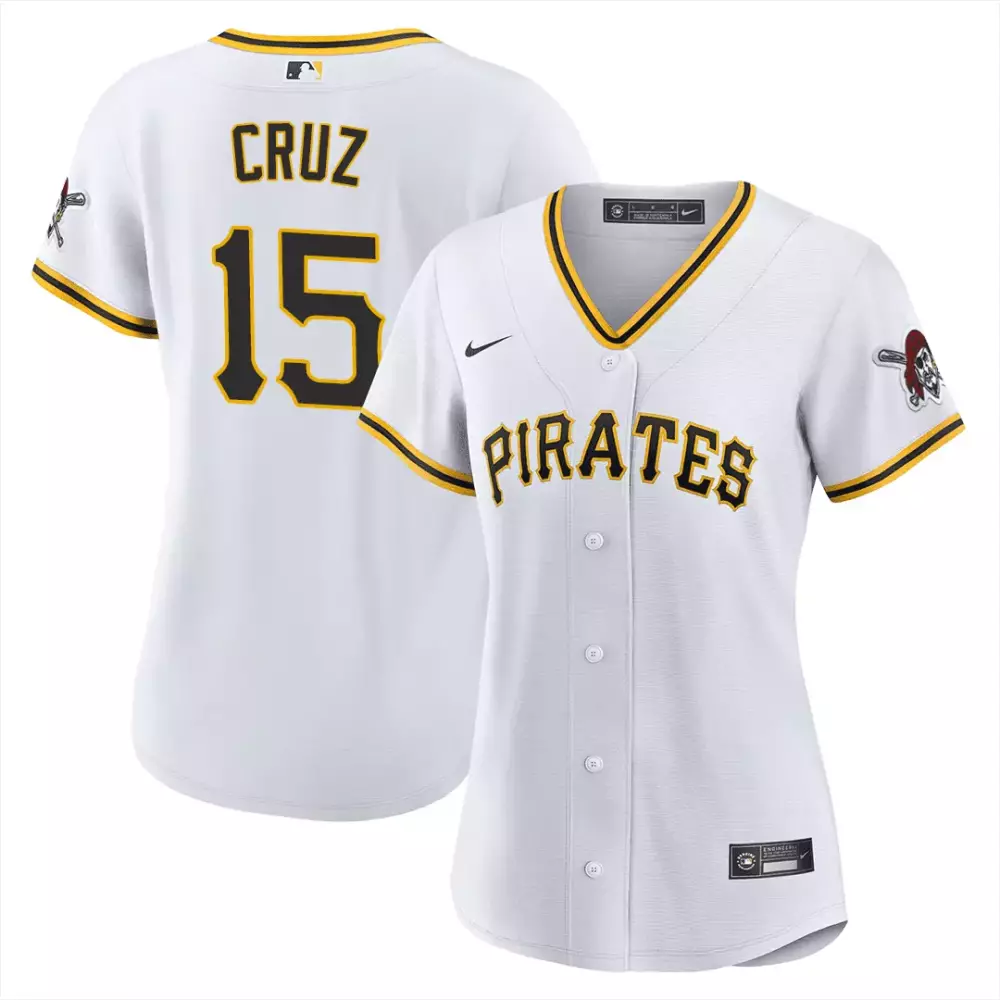 Cruz 15 Pittsburgh Pirates 2023 Women's All Stitched Vapor Jersey | White | For Men, Women & Youth