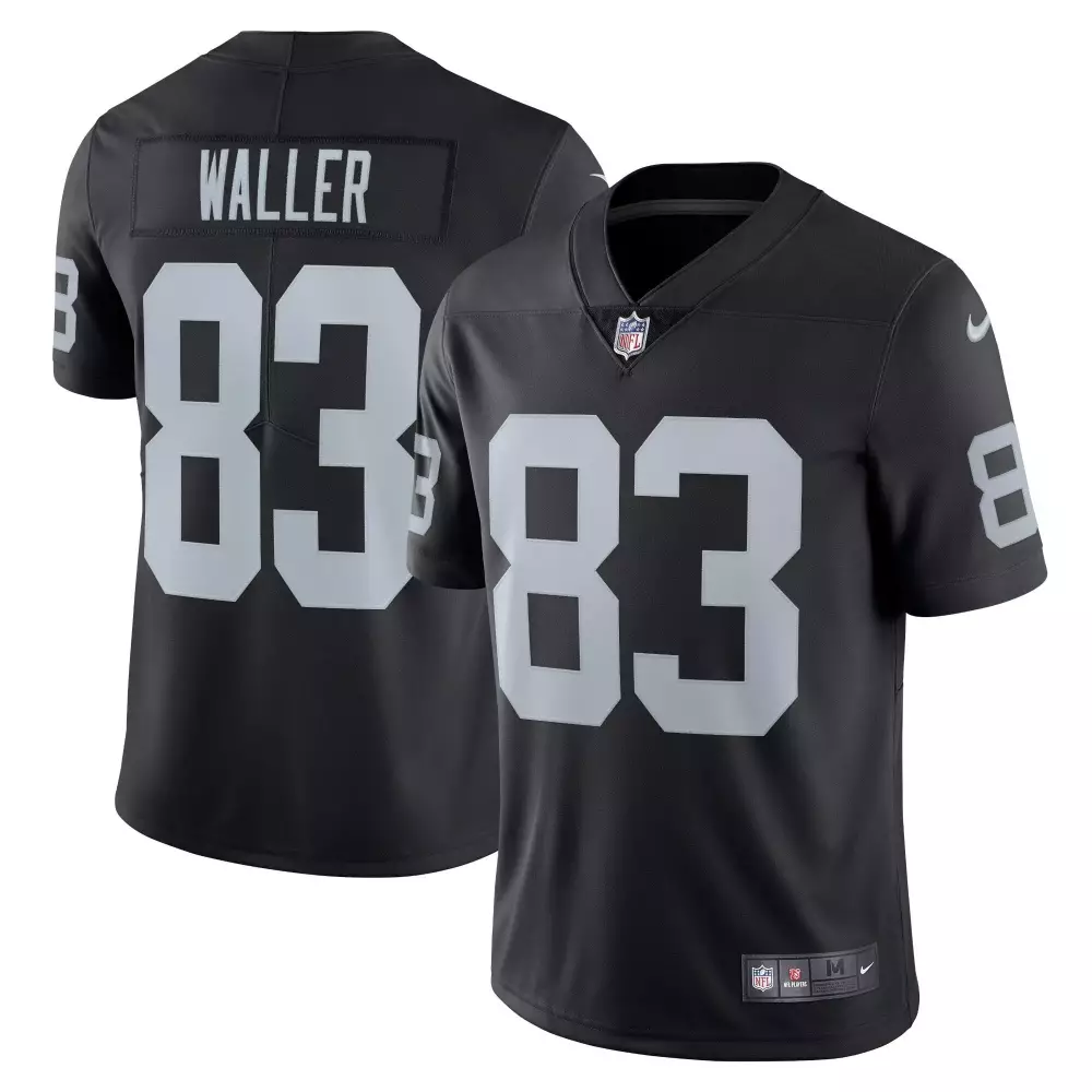 Darren Waller 83 Las Vegas Raiders 2023 Black Vapor Jersey | Men's All Stitched Edition | For Men, Women & Youth