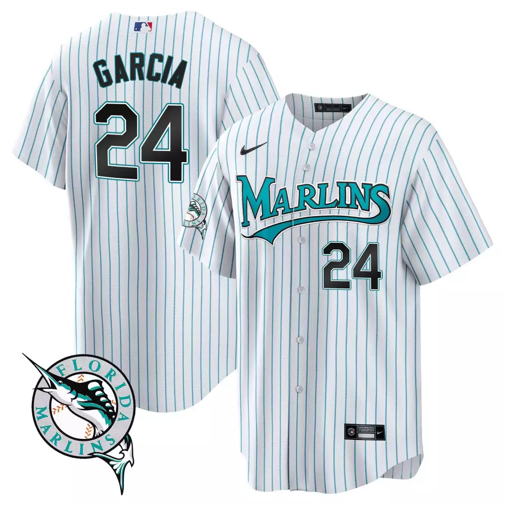 Segura 9 Florida Marlins 2023 Stitched Vapor Jersey | White Teal | Limited Edition Fan Gear | For Men, Women & Youth