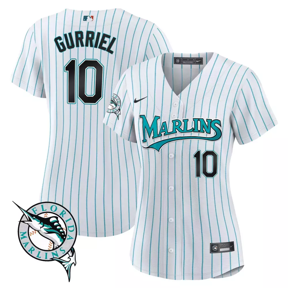 Soler 12 Florida Marlins 2023 Women's All Stitched Vapor Jersey | White Teal Design | Limited Edition Fan Gear | For Men, Women & Youth