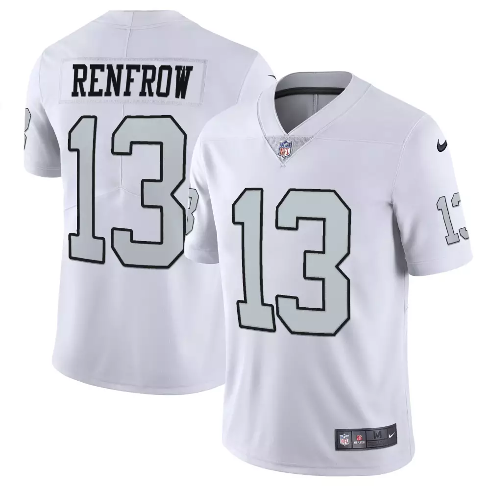 Hunter Renfrow 13 Las Vegas Raiders 2023 Men's All Stitched Vapor Jersey | White Style | Game Day Outfit | For Men, Women & Youth