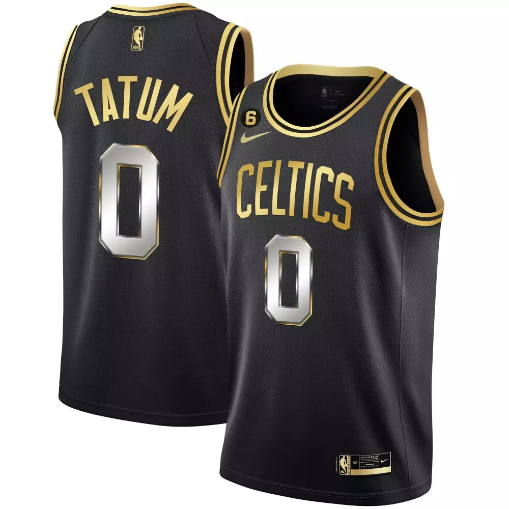 Jason Tatum 0 Boston Celtics 2023 Black Edition Vapor Jersey | All Stitched | Stylish Fan Gear | For Men, Women & Youth