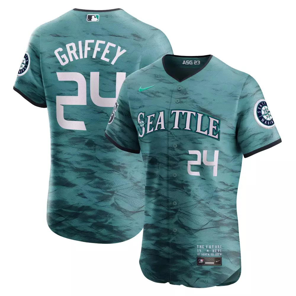 Ken Griffey Jr. 2023 Mariners Teal Jersey | Stitched Vapor Style | Limited Edition Fan Gear | For Men, Women & Youth