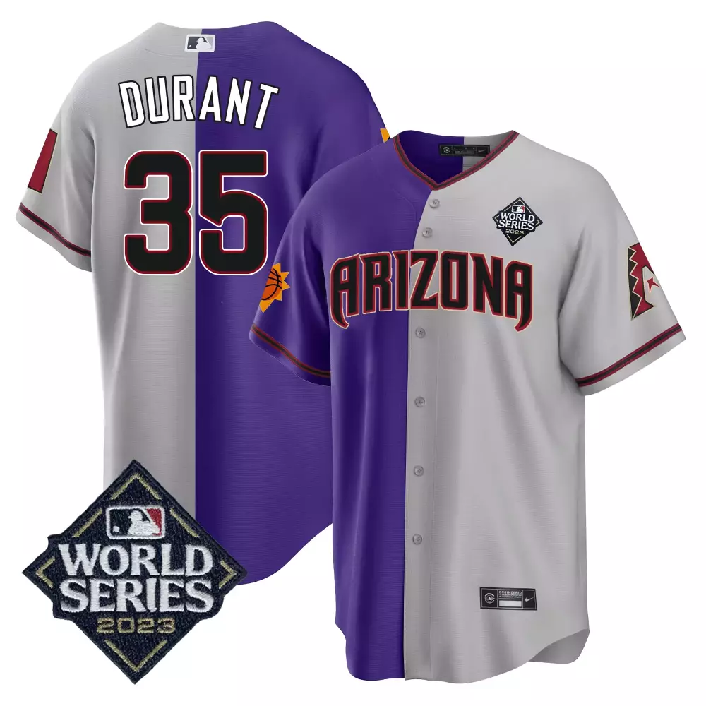 Kevin Durant 2023 Arizona Diamondbacks Stitched Jersey | World Series Edition | Fan Gear for Men, Women & Youth