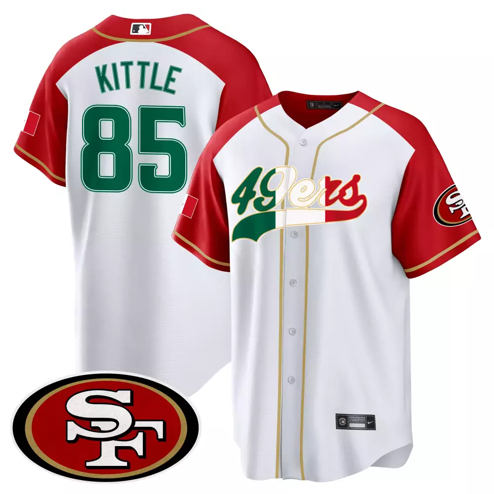 Kittle 85 San Francisco 49ers 2023 Men’s All Stitched Vapor Jersey | Classic Red-White Design | For Men, Women & You