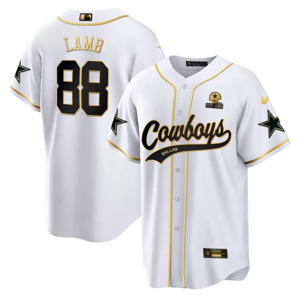 Lamb 88 Dallas Cowboys 2023 White Lone Star Edition Vapor Jersey | Stitched Fan Gear | For Men, Women & Youth