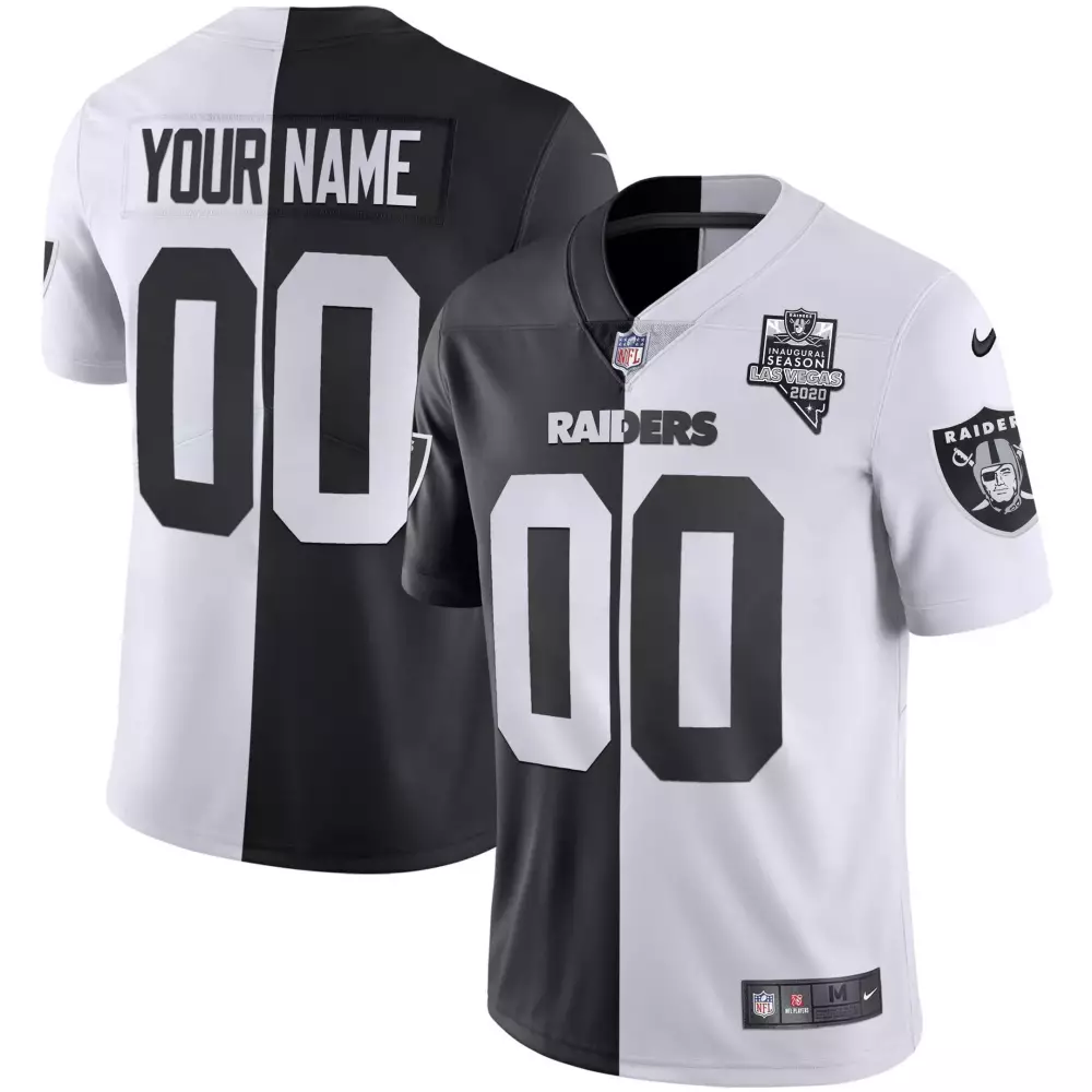 Las Vegas Raiders 00 Stitched Vapor Jersey | 2020 Color Block Edition | Stylish Fan Gear for Men, Women & Youth