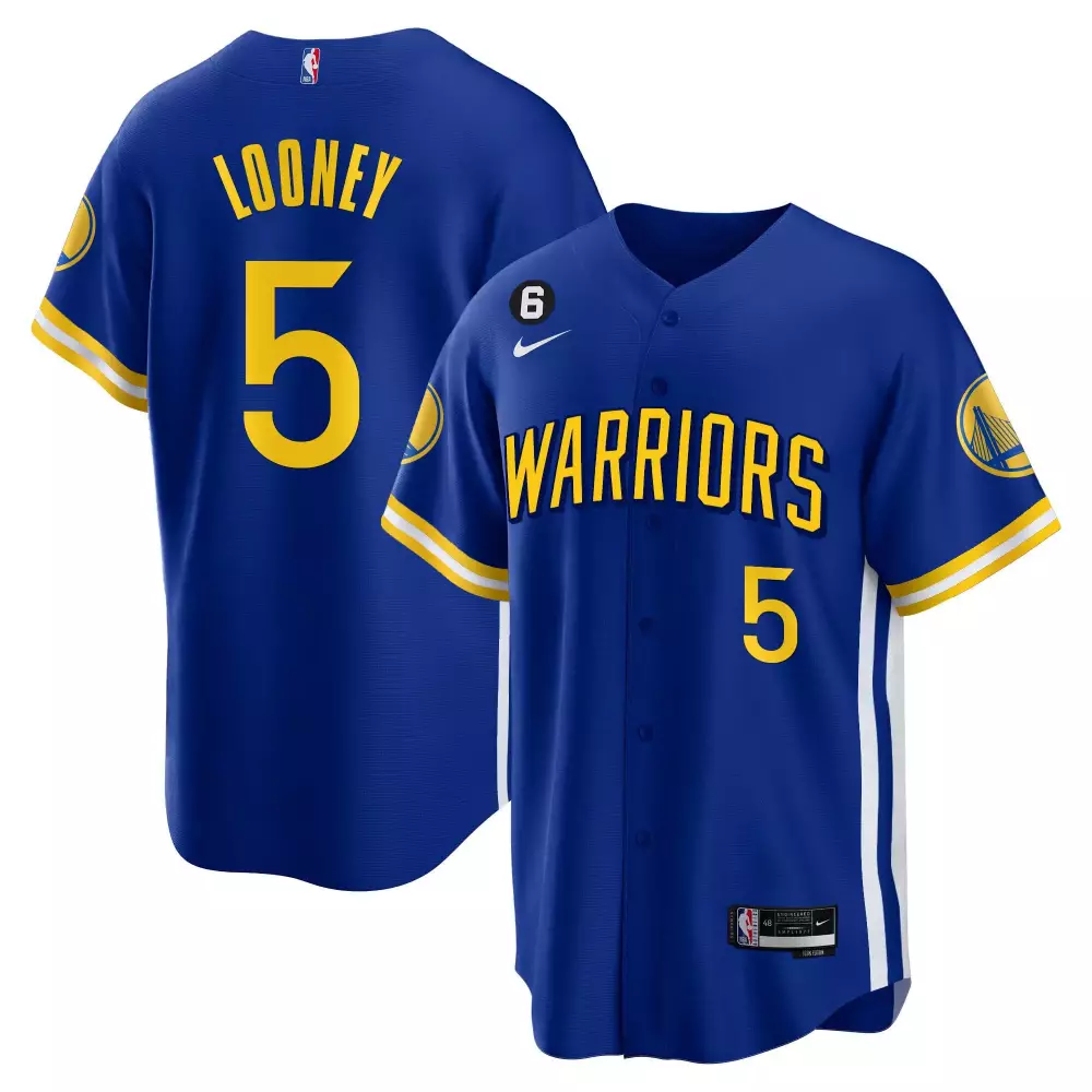 Looney 5 Golden State Warriors 2023 Stitched Vapor Jersey | White Edition | Limited Edition Fan Gear for Men, Women & Youth