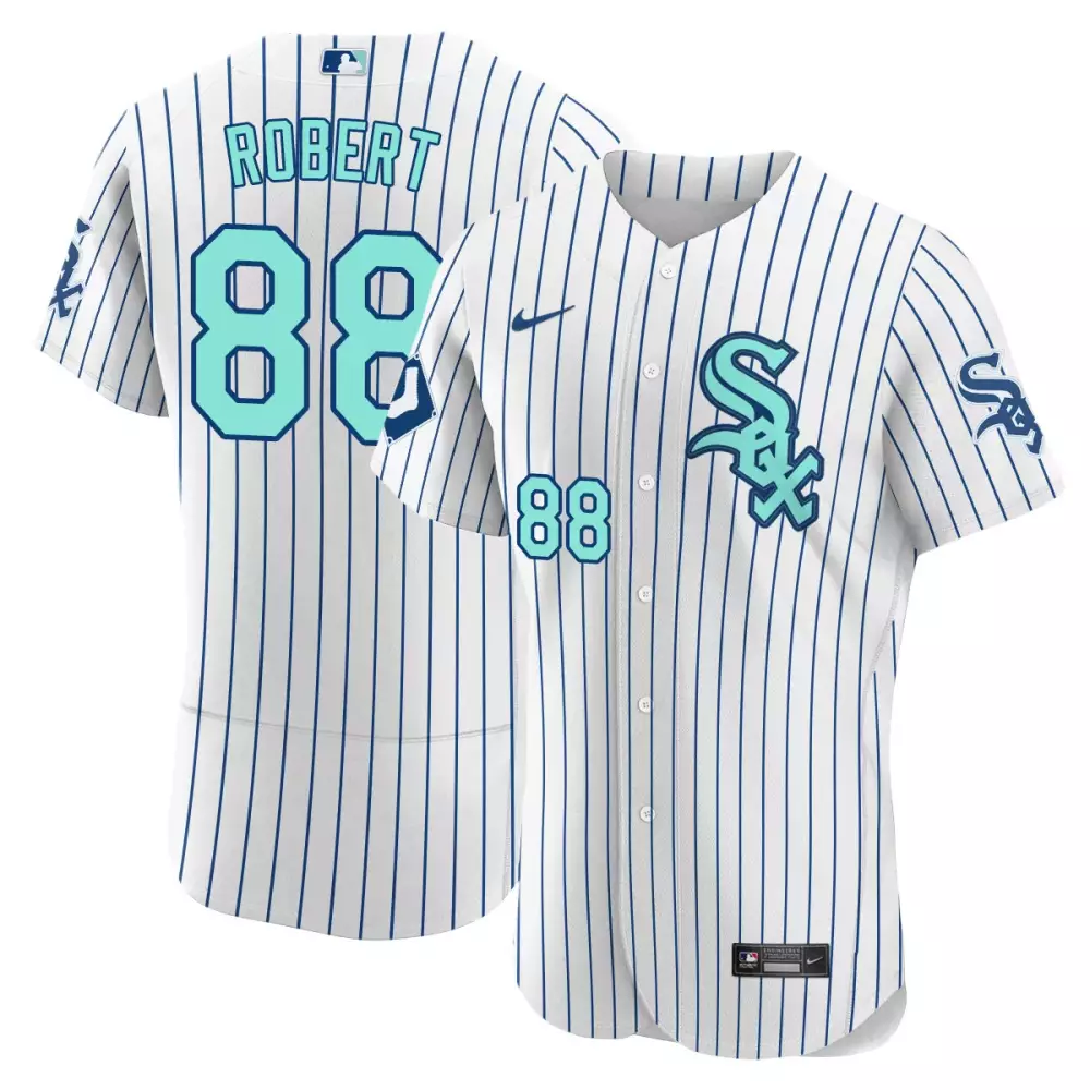 Luis Robert 88 Chicago White Sox 2023 Stitched Vapor Jersey | White & Blue Fan Gear for Men, Women & Youth