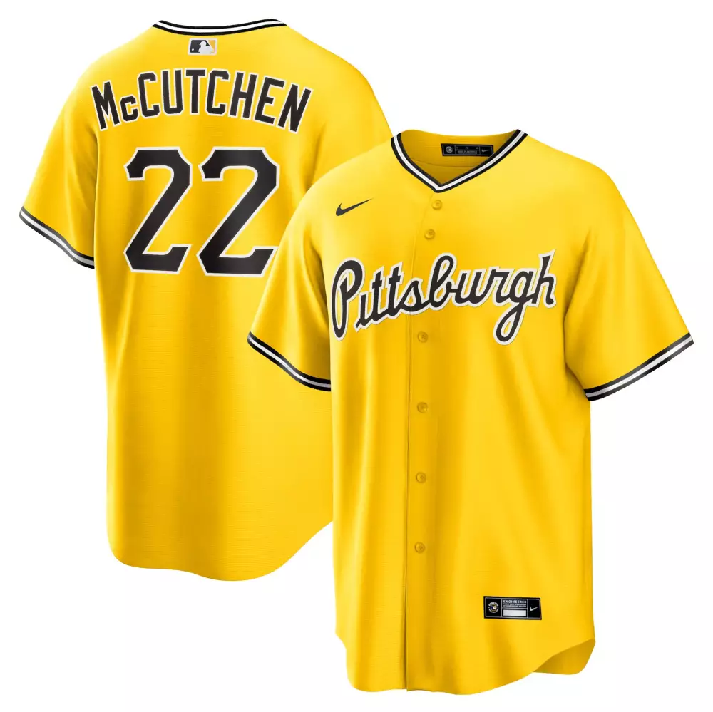McCutchen 22 Pittsburgh Pirates 2023 Women's Stitched Vapor Jersey | Classic White Design | Replica Fan Gear | For Men, Women & Youth