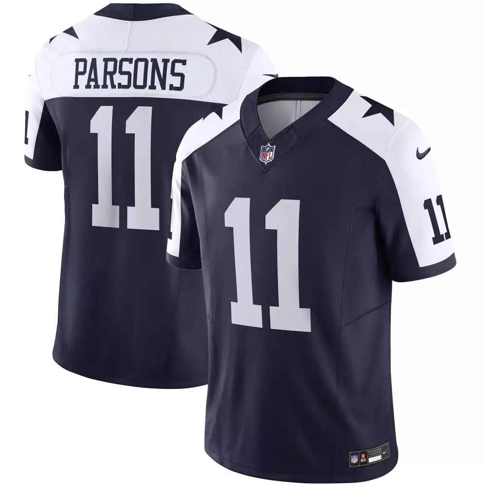 Micah Parsons Dallas Cowboys 2023 Men's All Stitched Vapor Jersey | Navy | Limited Edition Fan Gear for Game Day | For Men, Women & Youth