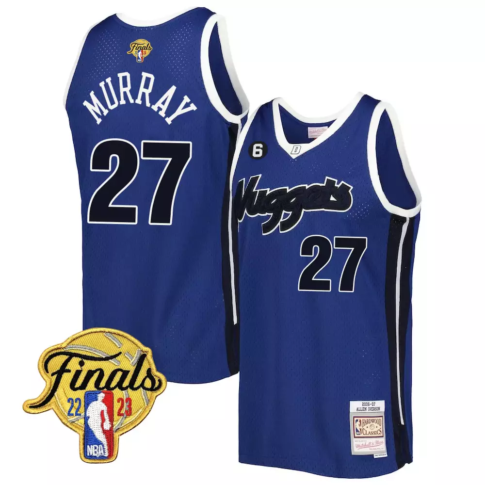 Murray 27 Denver Nuggets 2023 Finals Vapor Jersey | Stitched Blue | Stylish Fan Gear for Men, Women & Youth