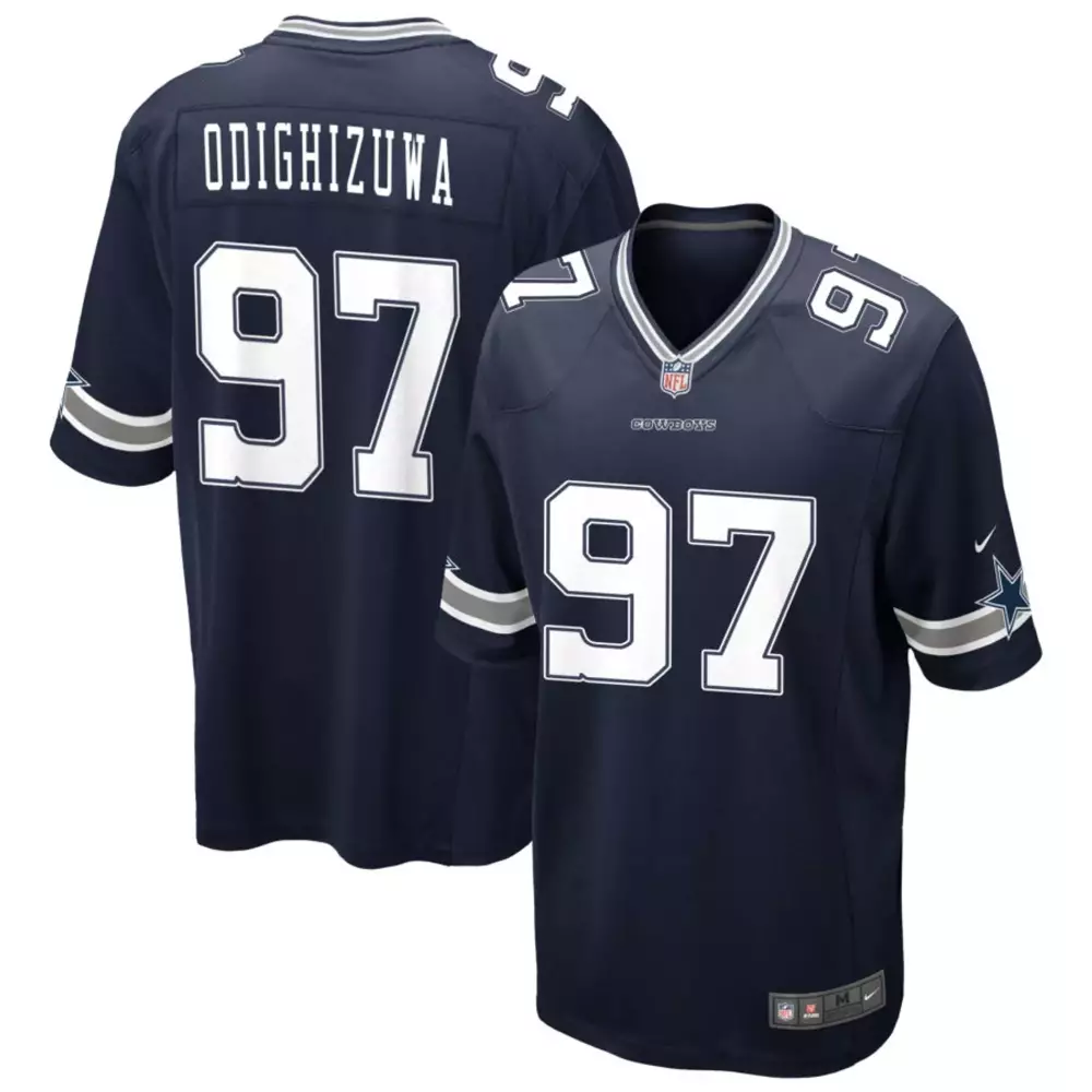 Odighizuwa 97 Dallas Cowboys 2023 Men's All Stitched Vapor Jersey | Navy Premium Fan Gear | Ideal Gift for NFL Fans | For Men, Women & Youth