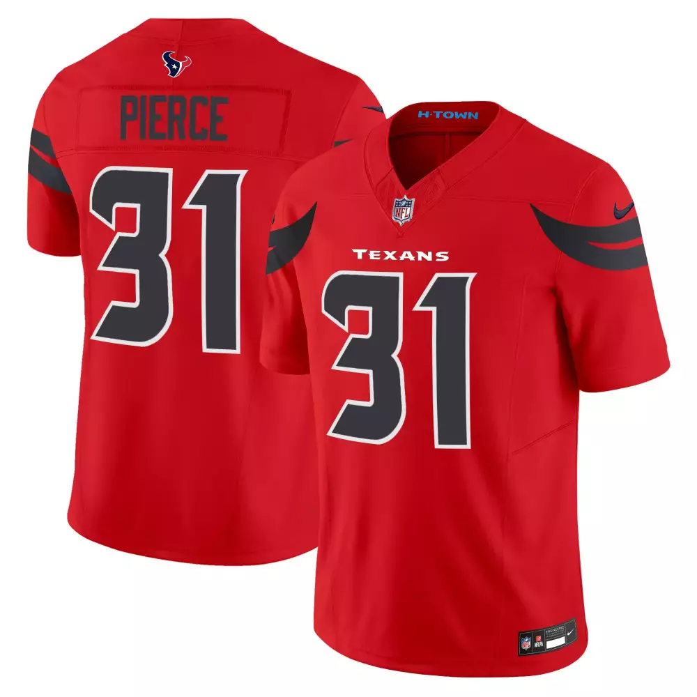Pierce 31 Houston Texans 2023 White Jersey | Stitched Vapor Style | Replica Fan Gear for Game Day | For Men, Women & Youth