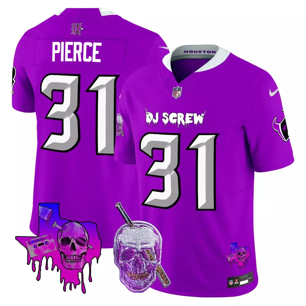 Pierce 31 Houston Texans 2023 Split Jersey Champions Edition | Stitched Vapor Style | Limited Edition Fan Gear | For Men, Women & Youth