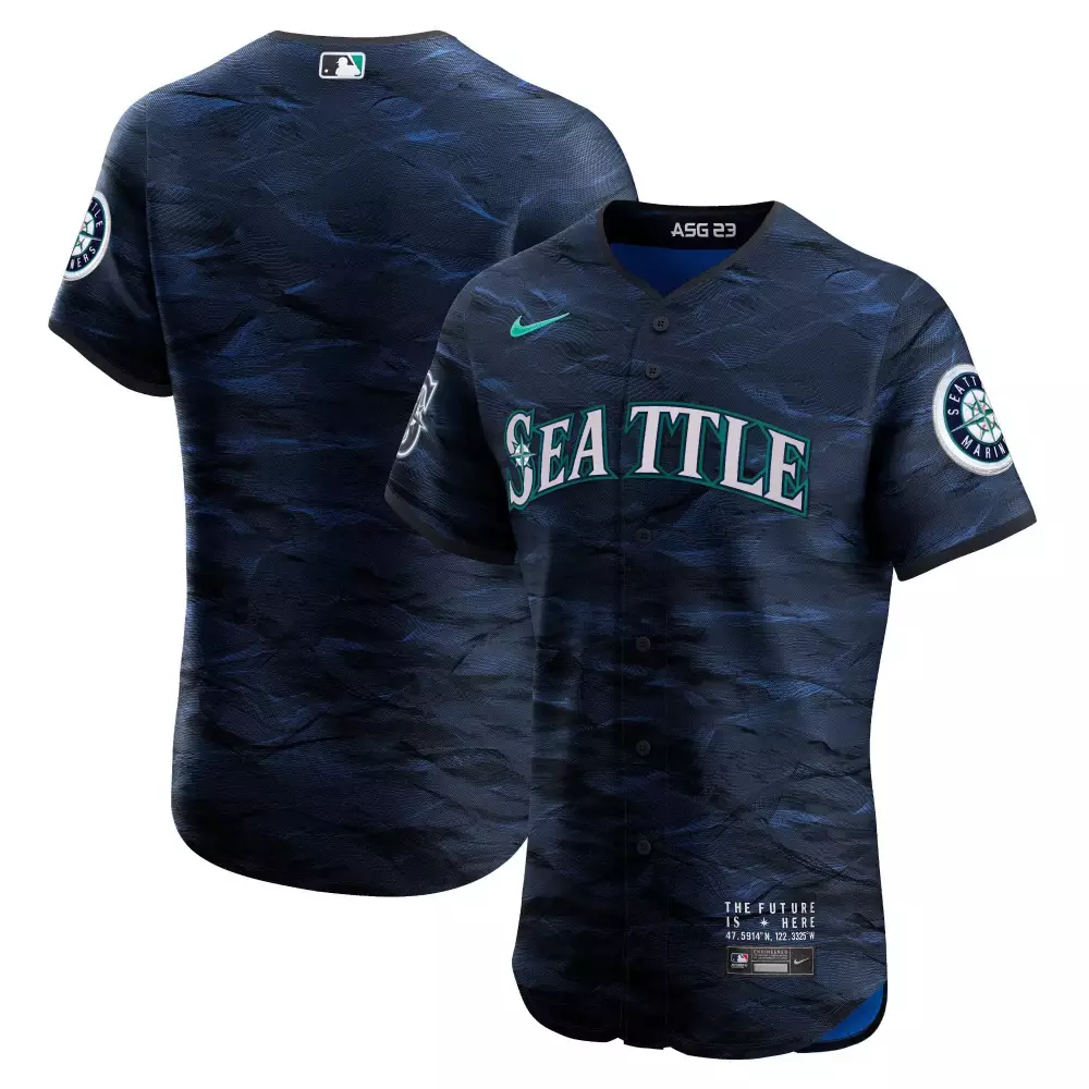 Seattle Mariners 2023 ASG Edition Navy Blue All Stitched Vapor Jersey | Limited Edition Fan Gear for Men, Women & Youth