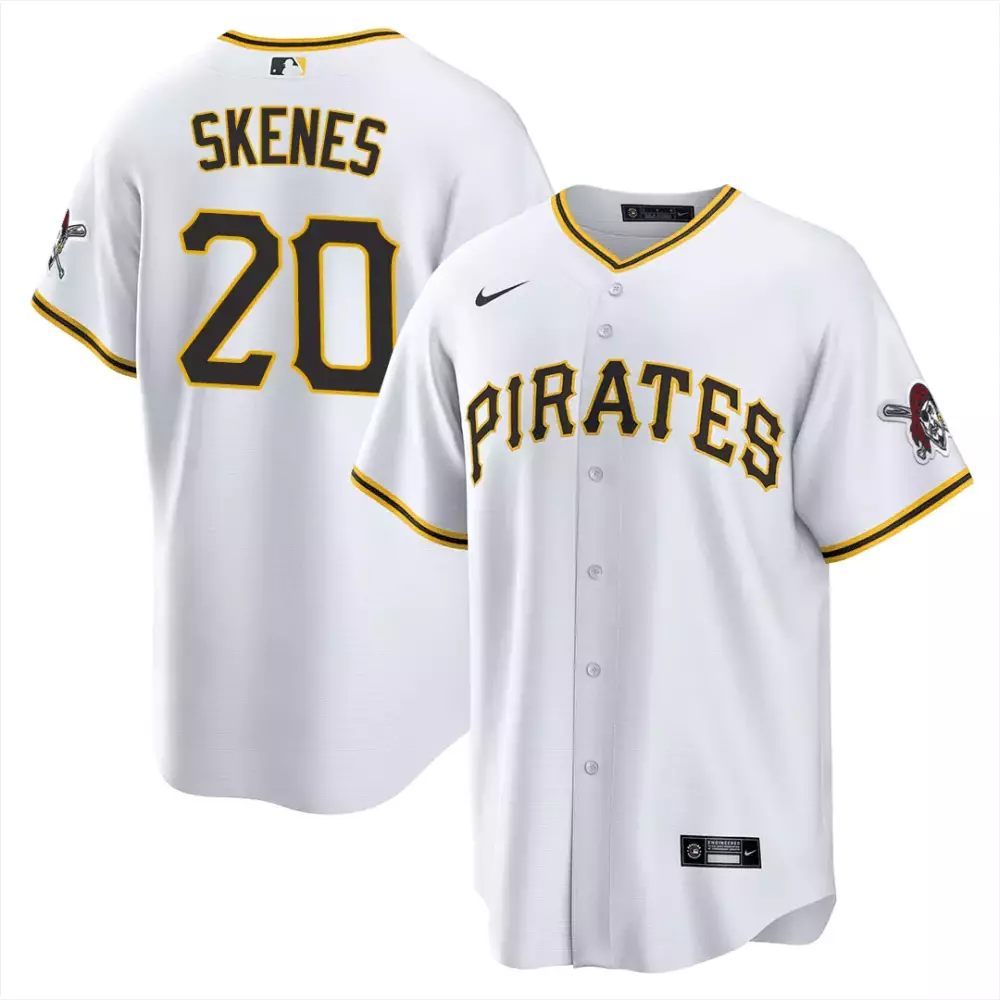Paul Skene's Pittsburgh Pirates 2023 Vapor Jersey | White Stitched for Men | Limited Edition Fan Gear | For Men, Women & Youth