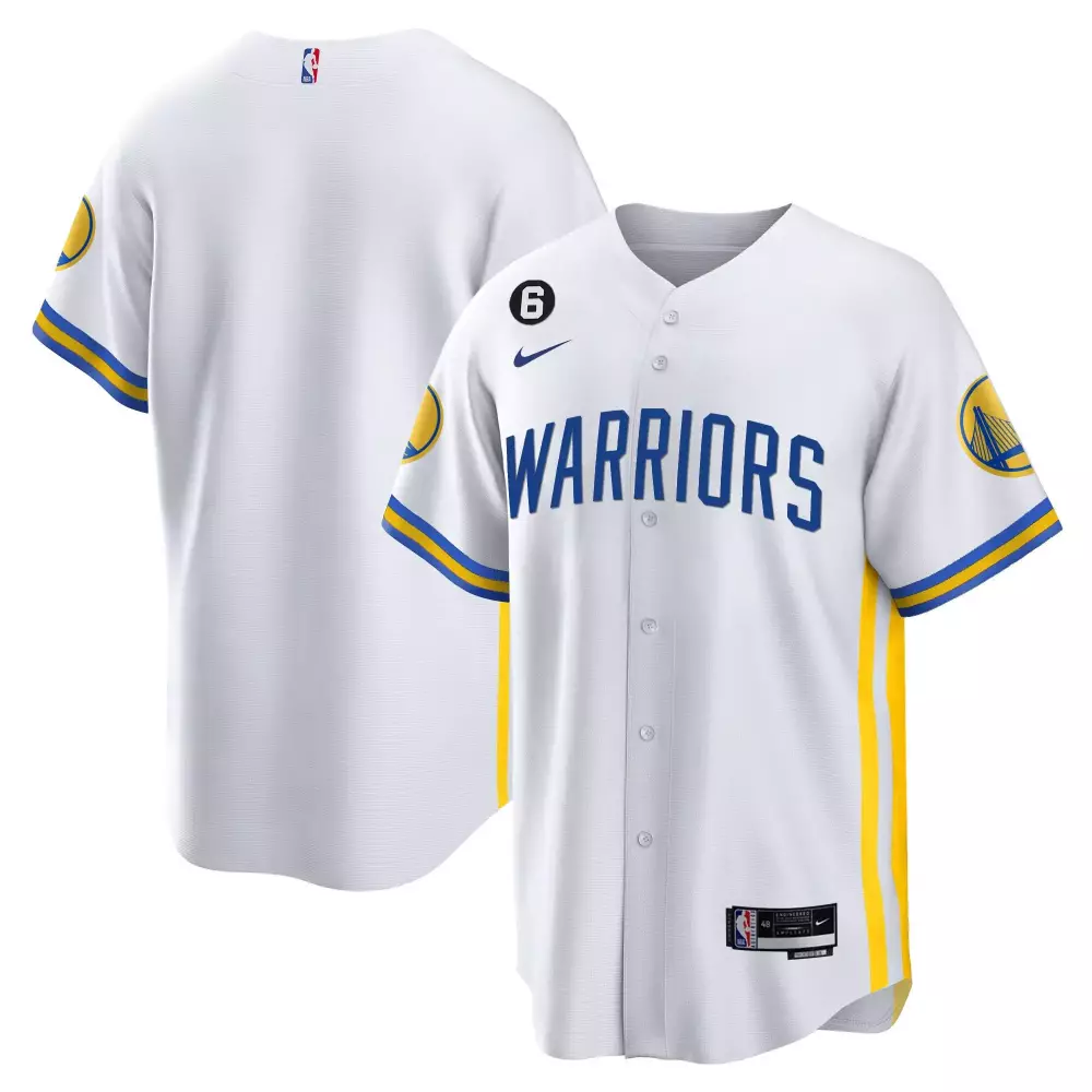 Stephen Curry 6 Golden State Warriors 2023 White Jersey | Stitched Vapor | Replica Fan Gear | For Men, Women & Youth