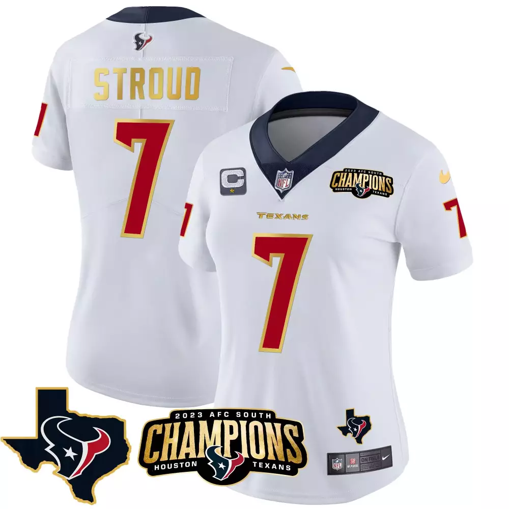 Stroud 7 Houston Texans 2023 Women's DJ Screw Edition Jersey | All Stitched Vapor | For Women & Youth