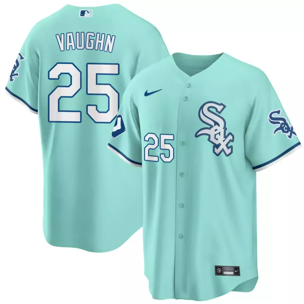 Vaughn 25 Chicago White Sox 2023 Men's All Stitched Vapor Jersey | Black Southside Edition | Game Day Outfit | For Men, Women & Youth
