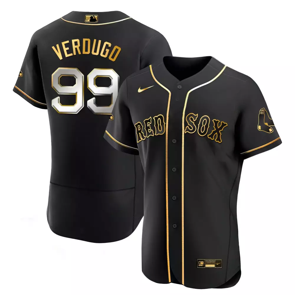 Verdugo 99 Boston Red Sox 2023 Men's Vapor Jersey | Black Gold Limited Edition | For Men, Women & Youth