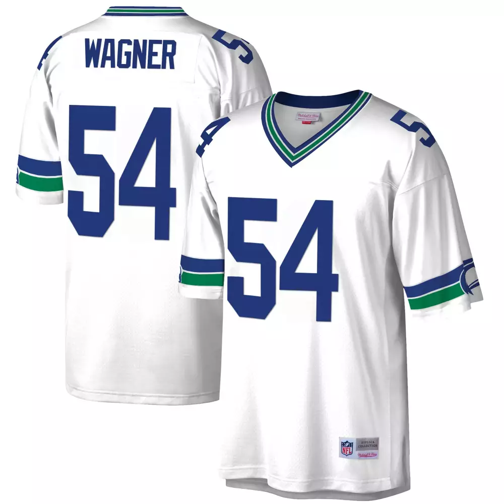 Wagner 54 Seattle Seahawks 2023 Men's All Stitched Vapor Jersey | White Edition | Limited Edition Fan Gear | For Men