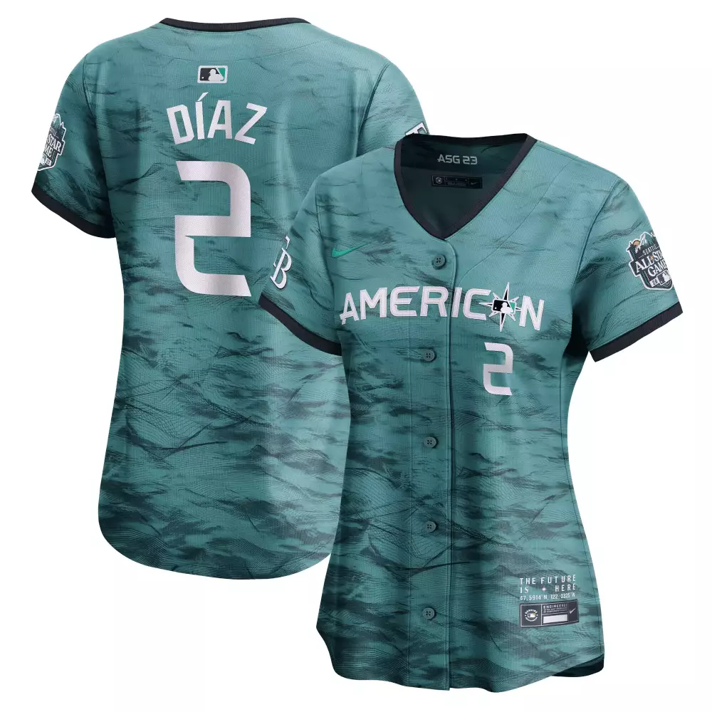 Daz 2 Seattle Mariners 2023 Women's Teal ASG Edition Jersey | All Stitched Vapor Style | Fan Gear for Women