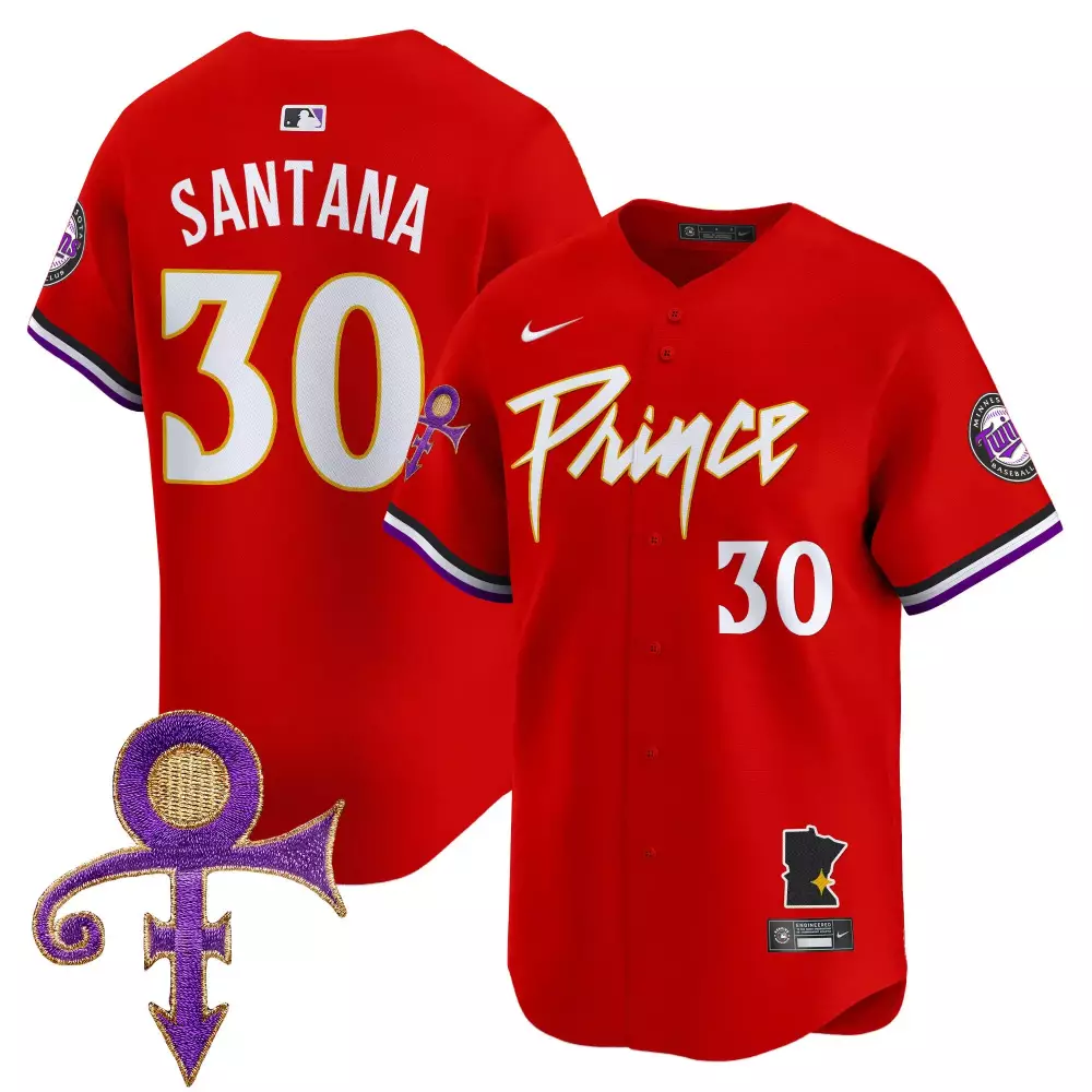 Custom Minnesota Wild  Prince Santana 30 2023 All Stitched Vapor Edition Authentic Jersey – Red