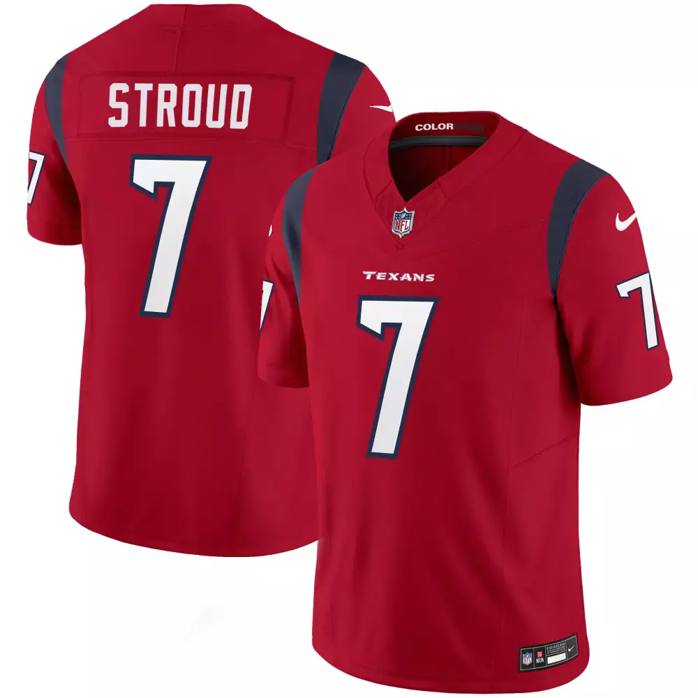 Stroud 7 Houston Texans 2023 Color Rush Jersey | Stitched Vapor Fan Gear | For Men, Women & Youth