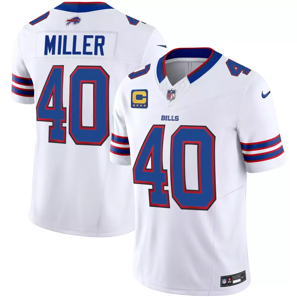 Von Miller 40 Buffalo Bills 2022 Stitched Vapor Jersey | Black | Game Day Outfit for Men, Women & Youth