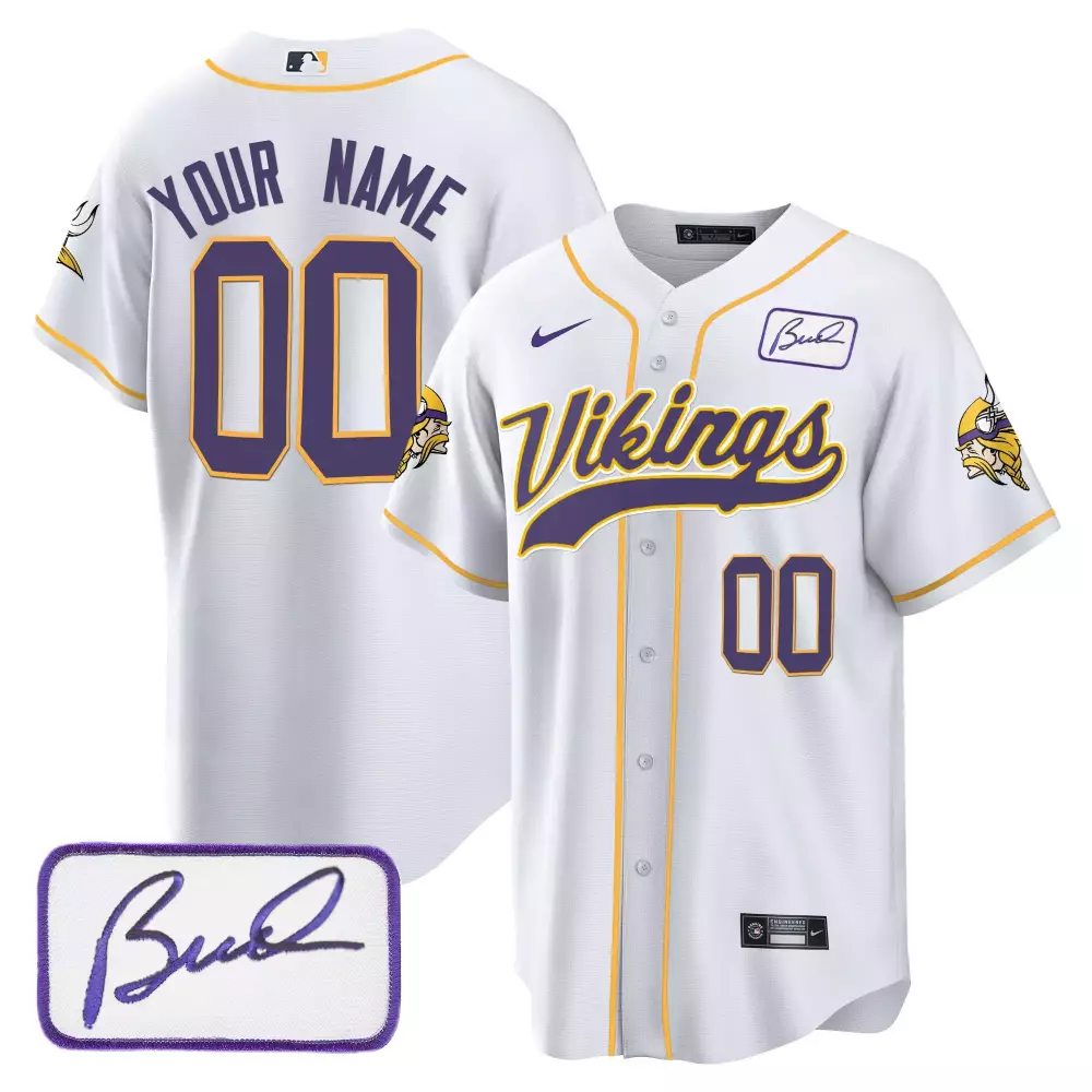 Your Name 00 Minnesota Vikings 2023 Men's All Stitched Vapor Jersey | White Signature Patch | Custom Fan Gear for Game Day | For Men, Women & Youth